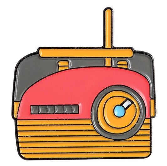 Pink Boom Box Pin